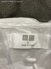 Uniqlo Women s White 100  Premium Linen Long Sleeve Button Down Shirt Sz L Nwt