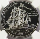 1987 Palladium Bermuda 1oz Sea Venture  25 Ngc Proof 69 Cameo