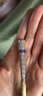 Antique Art Deco 835 Silver German Cigarette Holder Etched Enamel Bakelite