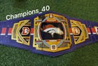 Denver Broncos Nfl Super Bowl Championship Title Belt Adults Size 2mm Brass