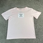 Cirque Du Soleil Shirt Mens 3xl Pink White Patch Logo Cotton Blend Short Sleeve