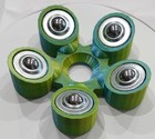  clearance  Bowling Ball Spinner Cup - Chameleon  teal And Yellow 