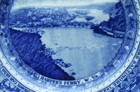 1927 Baltimore   Ohio Railroad China Centenary Harpers Ferry Plate Pat Appl  For
