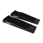 Megan Racing Black Low Profile High Strength Plastic Drive-on Ramps Set Of 2
