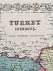 Antique Atlas Map Turkey In Europe  No 22   1855 Colton World Maps  