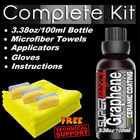 Ceramic Coating For Cars 10 Year Graphene Paint Protection  3 38oz 100ml -  kit 