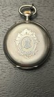 Antique Rare 800 Silver Remontoir Cylindre 10j Open Pocket Watch 41mm 40 Grams 