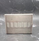 Vtg 1930s European Silver Cigarette Case Art Deco Style  markings On The Inside 