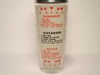 Vtg  1950 s 1960 s  Mid Century  Cocktail Shaker W drink Recipes   Large 32 Oz 