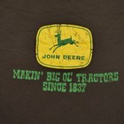 Vintage John Deere T Shirt Adult Xl Brown Long Sleeve Tractor Mens Y2k