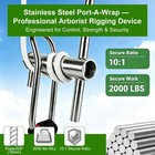 Medium Stainless Portawrap For Tree Work  Arborist Tree Rigging Equipment