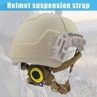 Helmet Chin Strap  Adjustable Wendy Dial Suspension System Yellow 