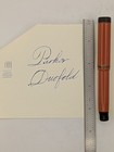 Parker Duofold Red Fountain Pen 14k Gold Nib Restored  