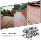  100pcs Small Deck Fasteners Decking Board Clip Fasteners Deck Fastener Clip