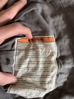 Wildbird Linen Ring Sling Baby Wearing Carrier Wrap - Grey   Bronze - 74 Inch