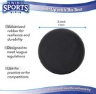 Swing Sports Hockey Pucks Bulk Set 25pk - 6oz Rubber Hockey Biscuits