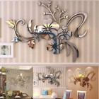 3d Mirror Flower Removable Wall Sticker Art Acrylic Mural Decal Wall Home Decor
