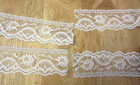 10 Vtg Sewing Lace Trim Mixed Clothing   Doll Restoration Tatting 6 Different