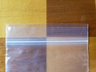Clear Reclosable Zipper Top Poly Plastic Bags Lock Zip Seal Baggies 2 Mil 2ml