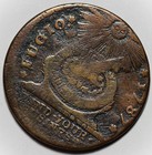 1787 Fugio Cent Colonial Copper - Pointed Rays - Newman 21-i