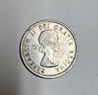 1963 Canada Canadian Caribou Quarter 25 Cents Elizabeth Ii 80  Silver Coin