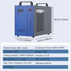Industrial Water Chiller Cw-5200 For 60w-150w Co2 Laser Engraver Cutter Machine