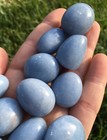Angelite Tumbled Stone - Polished Angelite Crystal  Natural Angelite From Peru