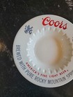 Vintage Coors Beer Advertising Ashtray Collectible Barware Breweriana Collector