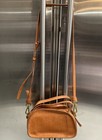 Madewell The Sydney Zip-top Crossbody Bag Leather Caramel Boho Detachable Strap