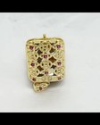 Exquisite Necklace Sericho Pallasite Olive Kenya Iron Meteorite Pendant