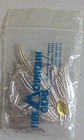 Vtg Lot Of 100 Silver Plated Feathers Dbl Sided 1  Pendant charm earing Nos