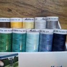 Vintage 18 Pack Of Mettler Metrosene Thread  100  Polyester Many Colors Germany