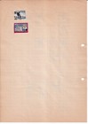 Sa29d Ceylon Sri Lanka 1910 s - 1950 s Section  Used Stamps Hinged On Paper