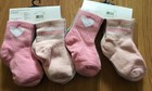 Wonder Nation Baby Girl Mid Crew Socks  Sizes 6-18 Months  2 Packs 6 Pairs Each