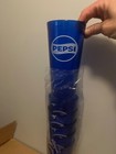 20oz  Pepsi Cola ice Blue Plastic Cups Set Of 6 Brand New 