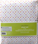 Circo 4 Piece Basic Collection Sheet Set Full  Pink orange purple Dots