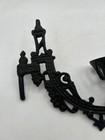 Vtg New Early American Victorian Style 11  Cast Iron Wall Bracket Oil Lamps An26