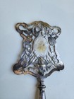 Vtg Gorgeous French Silver Pleated Asparagus Server Engraved 10 