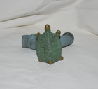 Brass Arrowhead Turtle Outdoor Garden Faucet Spigot Usa