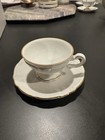 Vintage Hertel Jacob Victorian Porcelain Tea Cup And Saucer-bavaria Germany