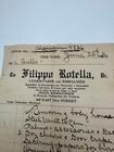 Vintage Undertaker Invoice Great Car Graphic