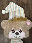 Sleepy Teddy Beddy Bear Plush 1982 Baby Morgan Wall Hanging Decor Nursery