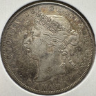 1870 Lcw Canada 50 Fifty Cents Half Dollar Queen Victoria 