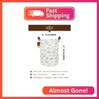 Hunrung Laundry Hamper large Canvas Fabric Lightweight Storage Basket Toy Organi