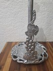 Arthur Court Grape Vine Paper Towel Holder 2002 Aluminum Freestanding Vintage