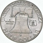 1950 Franklin Half Dollar Au