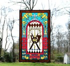 20 5  X 34 75  Tiffany Style Stained Glass Window Panel Wl22-040101