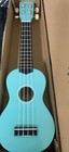       pomaikai Wood Ukulele Soprano Starter Beginner Uke 21    With Carrying Bag -blue