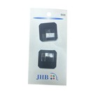 2 Vintage Jhb International Black Square Buttons 1 1 8    Style 908