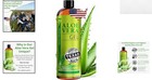 Seven Minerals Organic Aloe Vera Gel From Freshly Cut 100  Pure Aloe - Big 12   